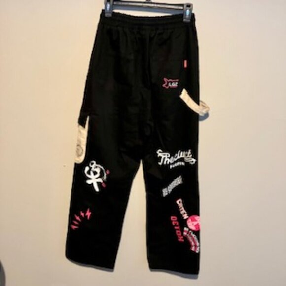 Unisex Aelfric Eden Graffiti Foam Print Cargo pant size Boys XL waist 28 - Picture 2 of 10